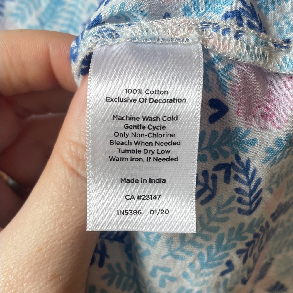 Talbots Leaf Print Button Down - image 6